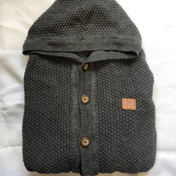 Ferrioni Gray Cardigan Sweater